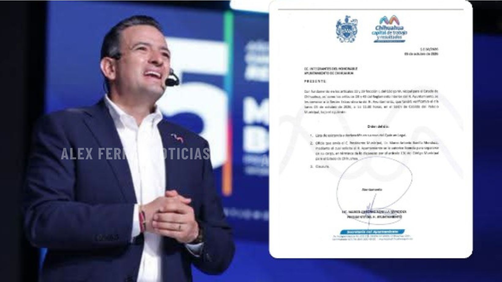 Marco Bonilla pide licencia definitiva para separarse de la Alcaldía
